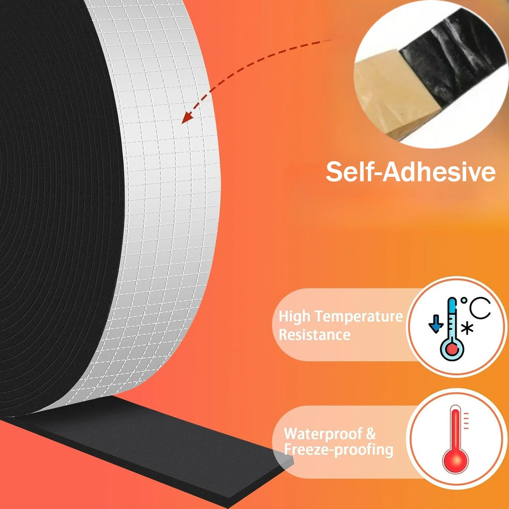 Self-Adhesive Pipe Insulation Wrap – Winter Freeze Protection