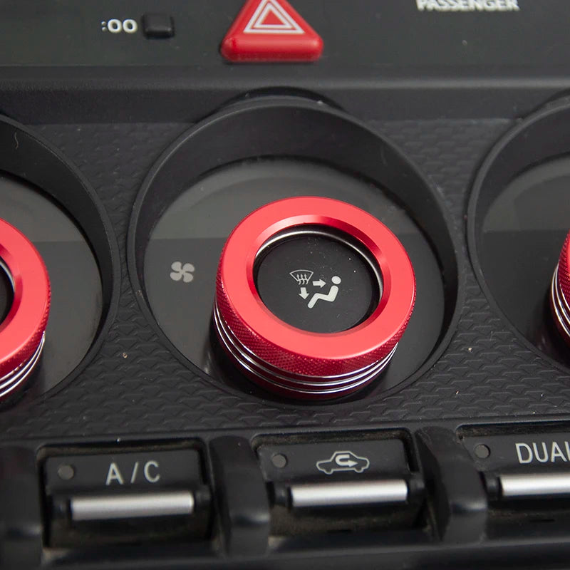 Aluminum A/C Control Knobs (3 Pack) for Toyota 86 & Subaru BRZ - image 3