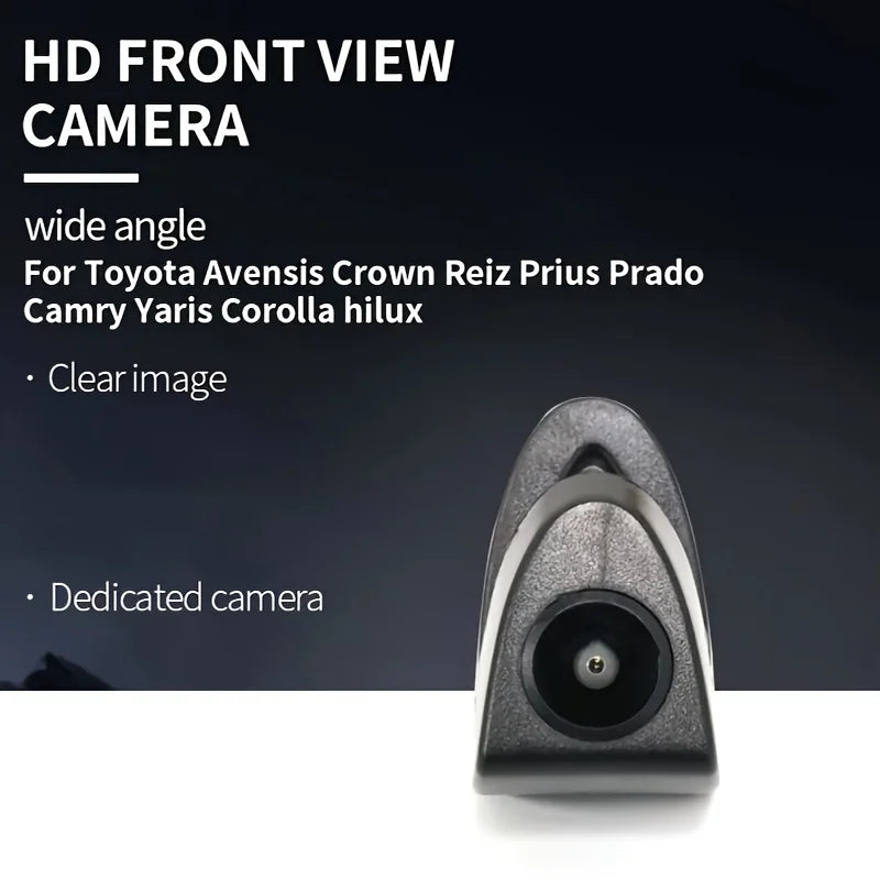 480P Logo-Embedded Front View Camera for Toyota - image 2