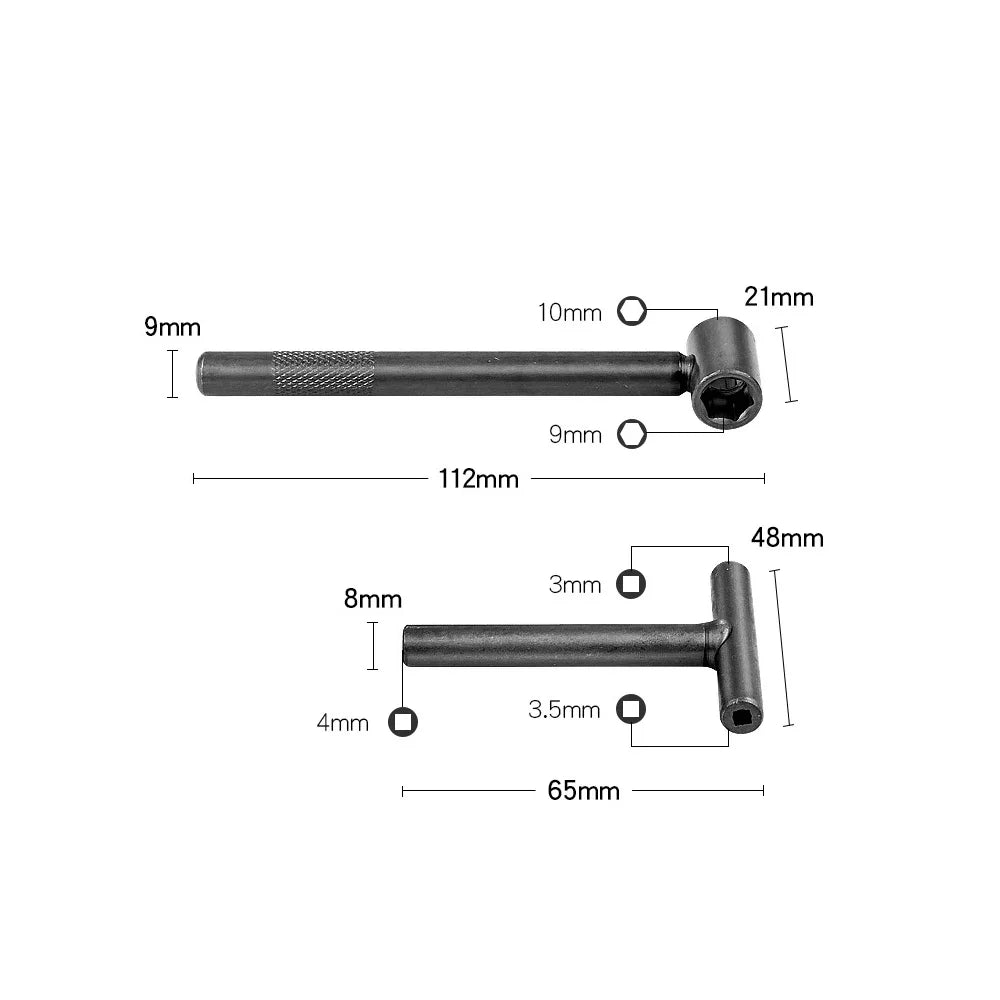 GY6 Motorcycle Valve Adjustment Tool Set with Feeler Gauge - image 2
