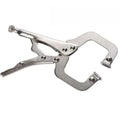 5 Inch C Clamp Locking Welding Clamp Mini Alloy Locking Pliers Assorted Set for DIY Hand Repair Woodworking Tools