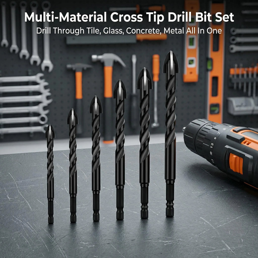 Tungsten Carbide Hex Drill Bit Set 3-12mm for Tile & Ceramic - image 6