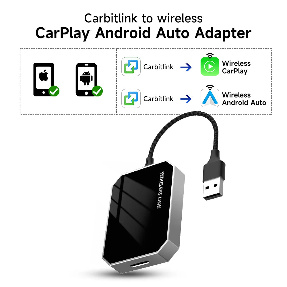 Wireless CarPlay Android Auto Adapter – Plug & Play - image 7