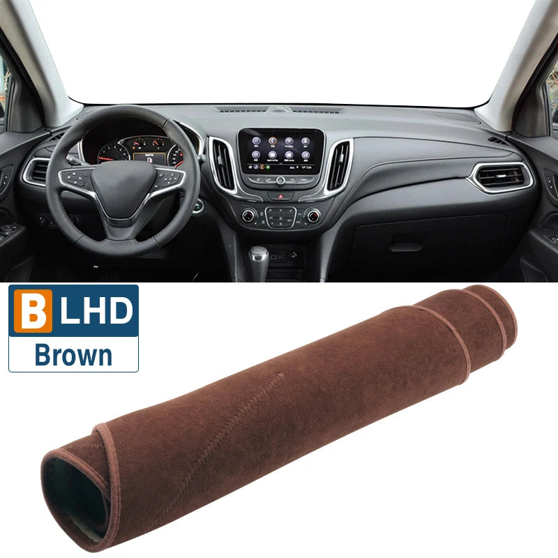 Anti-UV Dashboard Cover Mat for Chevrolet Equinox 2017-2023