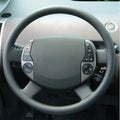 Custom Fit Leather Steering Wheel Cover for Toyota Prius 2004-2009