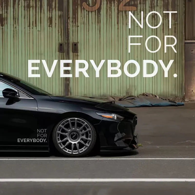Not For Everybody JDM Car Door Decals, Racing Style Graphics - view 6
