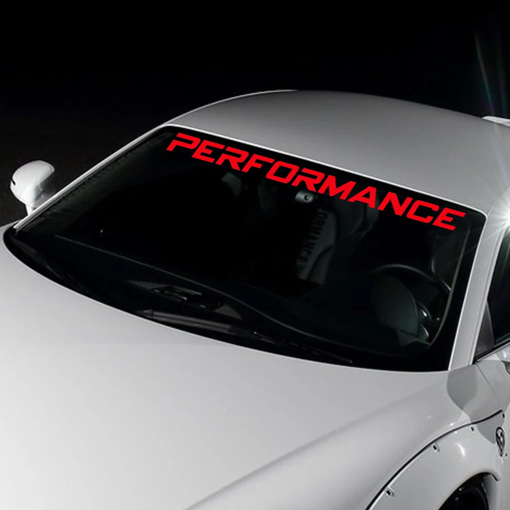 Car Front Windshield Graphic Decal, DIY Vinyl Wrap Strip - view 9
