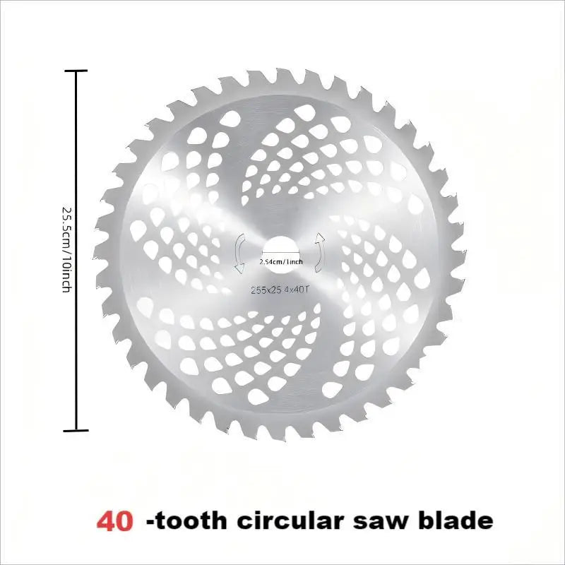 10-Inch Carbide Brush Cutter Saw Blade for Lawn Trimmers - image 12