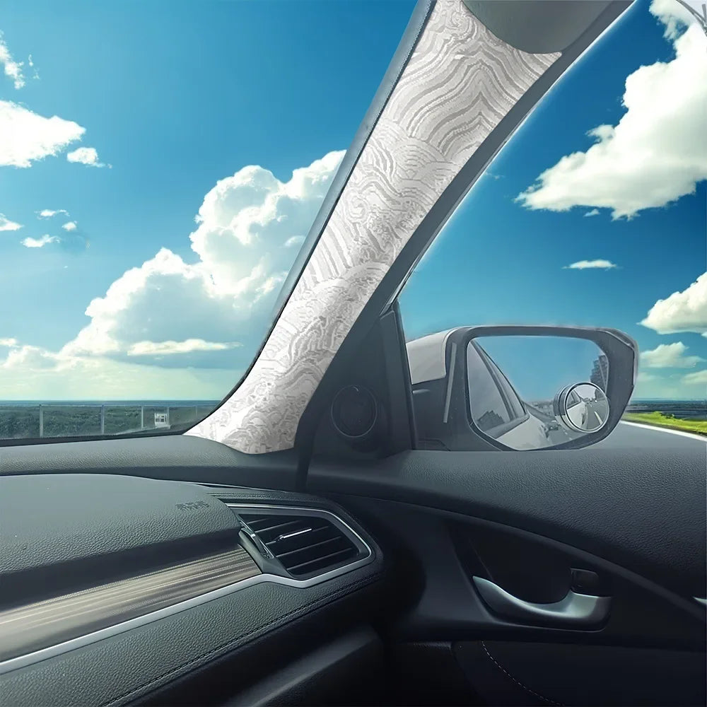 Self-Adhesive Pillar and Headliner Fabric Wrap, 59 x 19.7 in