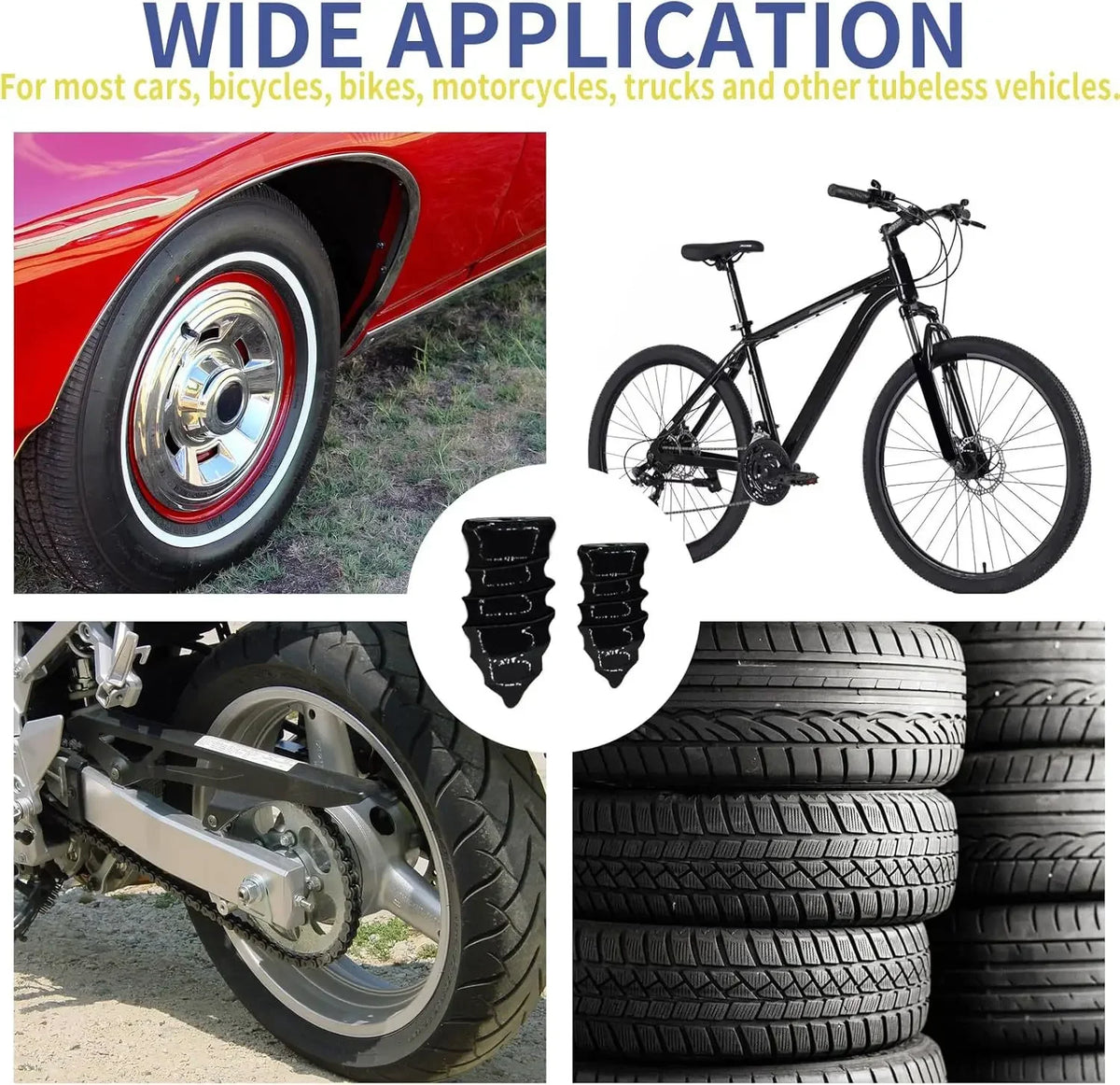 Tire Repair Kit for Car Motorcycle Professional Tubeless Tire Puncture Repair Tool Set Emergency Auto Flat Fix Kit 32/70pcs