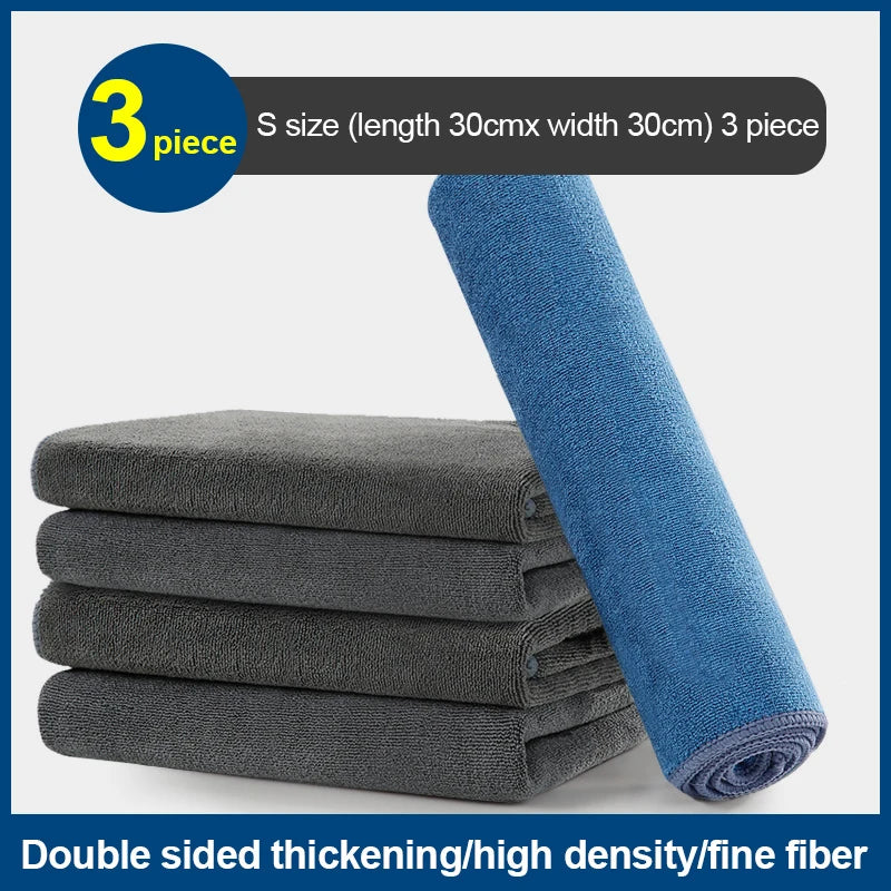 Thick Double Layer Microfiber Car Washing & Drying Towels