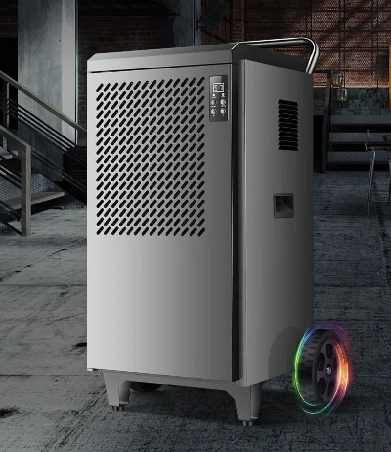 156L/D Dehumidifier Industrial 1250W Dehumidifier Basement Warehouse Workshop Dehumidifier Moisture-proof