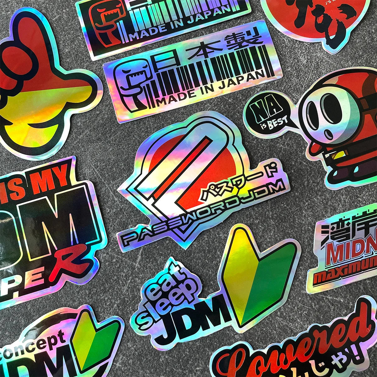 40-Piece JDM Vinyl Sticker Pack for Motorcycles & Cars - image 8