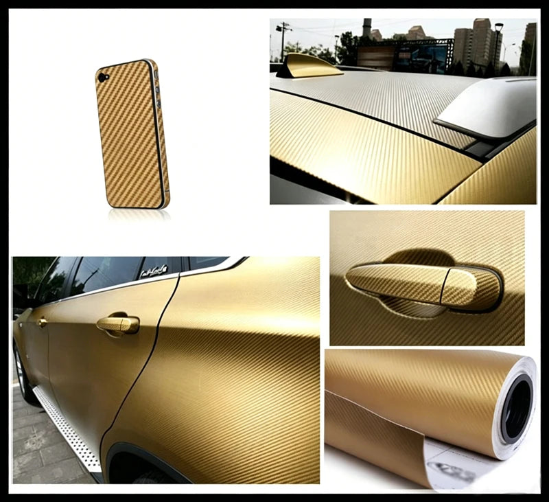 3D Carbon Fiber Vinyl Wrap Roll 150cm for Car & Motorcycle Styling - image 10