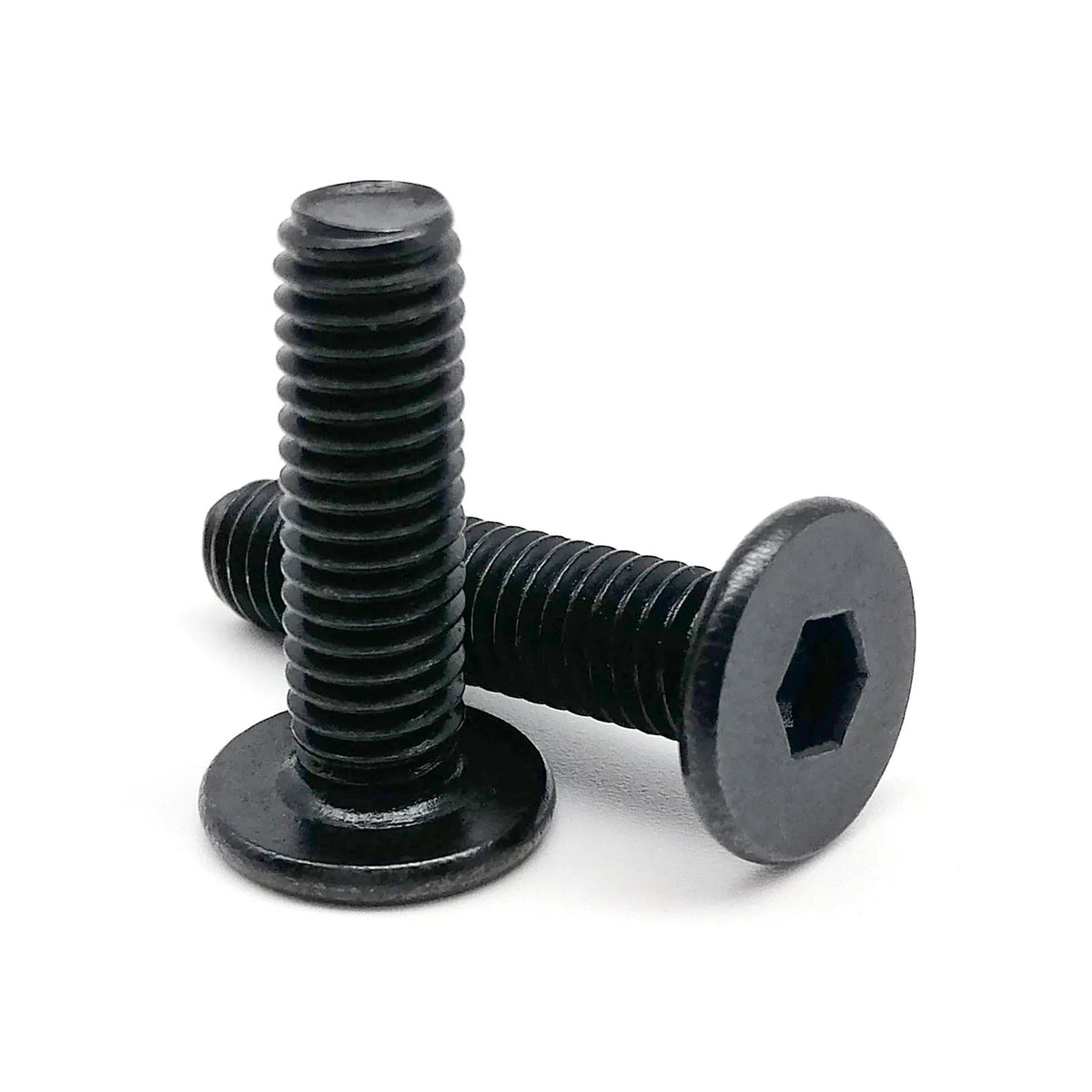 Black Ultra-Thin Stainless Steel Hex Socket Flat Head Screws M2-M8 - image 5
