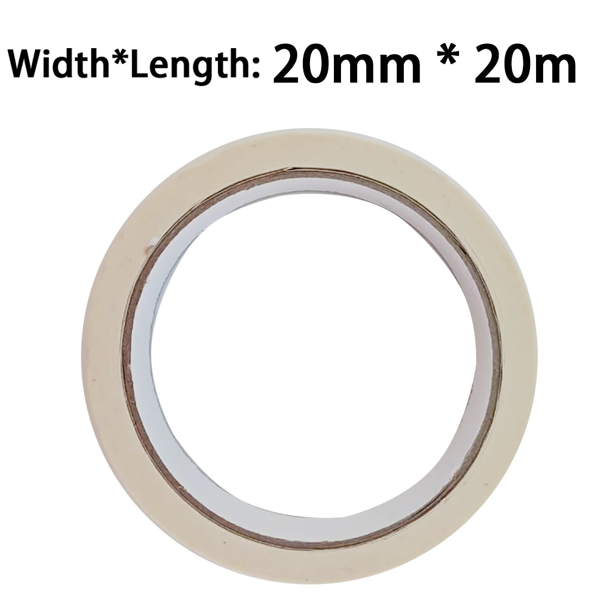 20m/50m White Writable Masking Tape Waterproof Self Adhesive for Art Painting Car DIY