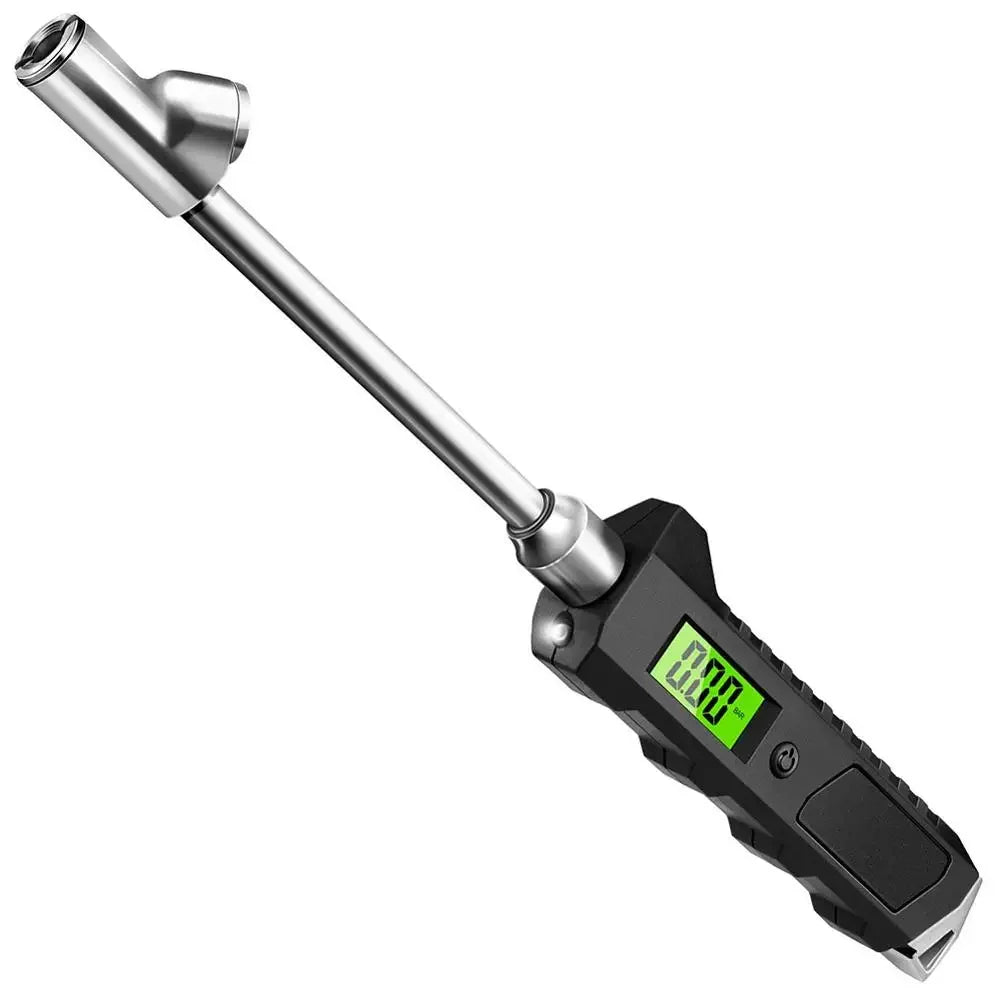 Digital Tire Pressure Gauge 230 PSI 4 Settings Heavy Duty Non-Slip with Backlit LCD Flashlight for Truck/Car/Bicycle/Motorbikes