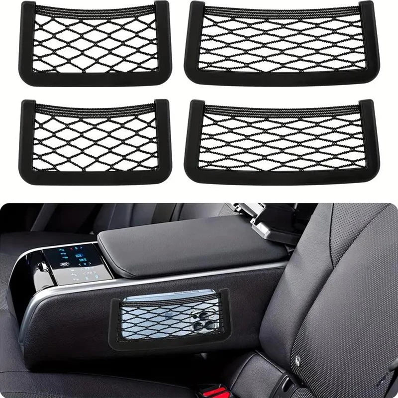 Adhesive Car Storage Net Pockets, Small or Large