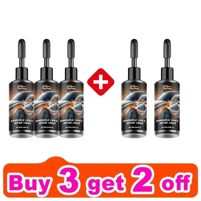 Invisible Windshield Crack Repair Kit - DIY Auto Glass Fix for Chips & Scratches! Save $$$ on Car Window Restore Resin