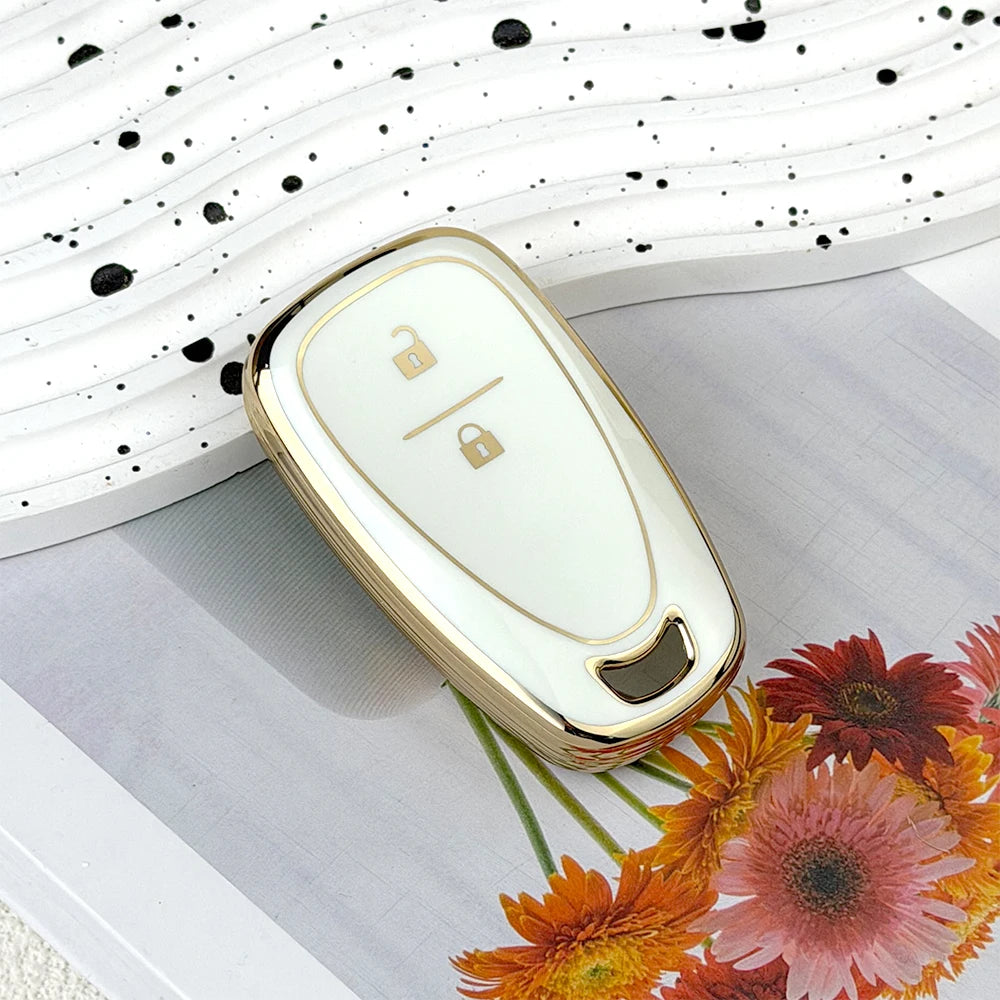 TPU Key Fob Cover for Chevy Malibu, Camaro, Equinox & More 2017-2019