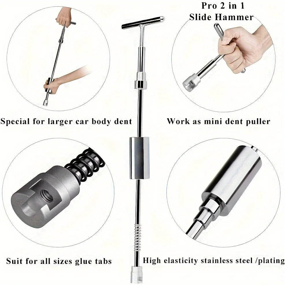 Paintless Dent Removal Kit – DIY Car Dent Repair Tool Set - image 4