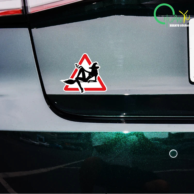 Witch Vinyl Car Decal, Waterproof Sticker for Auto and Laptop - view 4