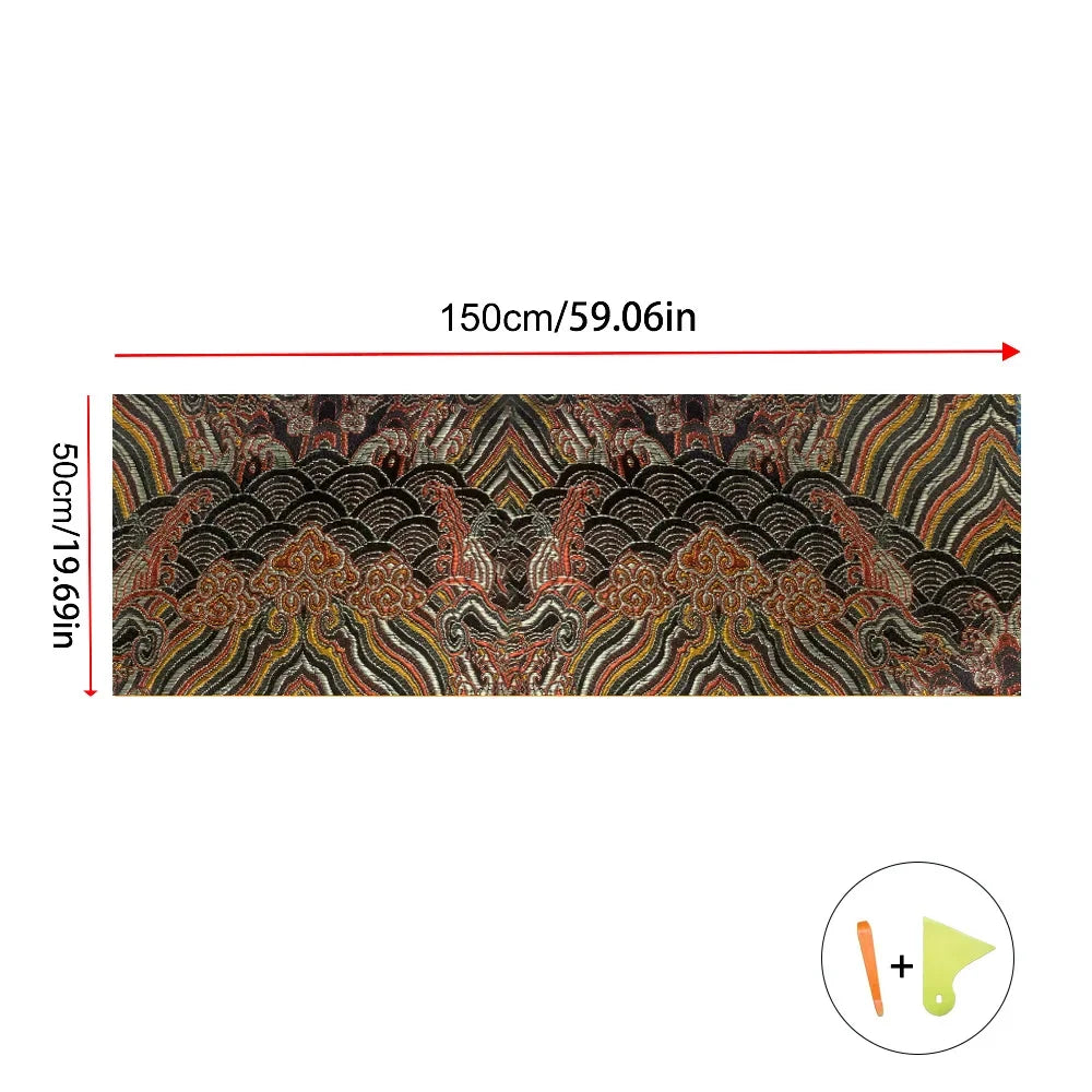 Self-Adhesive Pillar and Headliner Fabric Wrap, 59 x 19.7 in