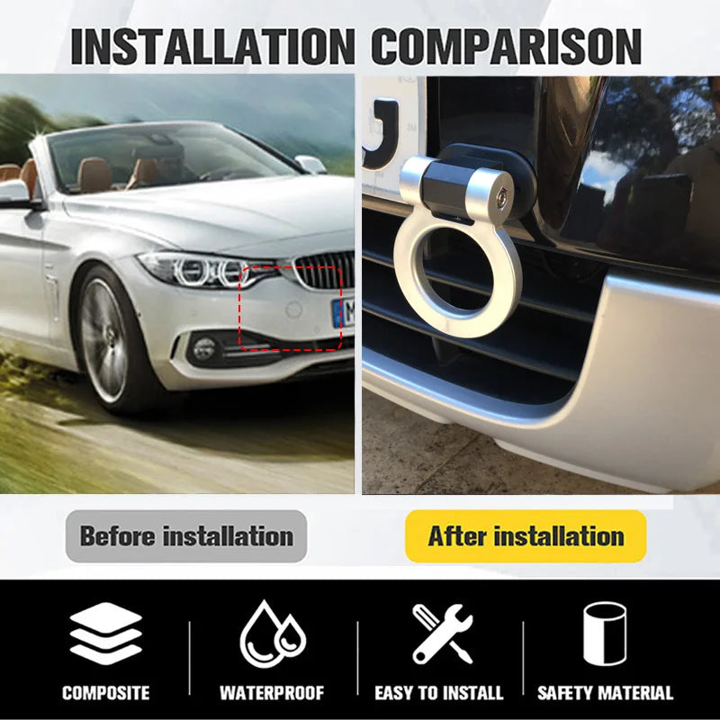 Decorative Fake Tow Hook for Car Front or Rear Bumper