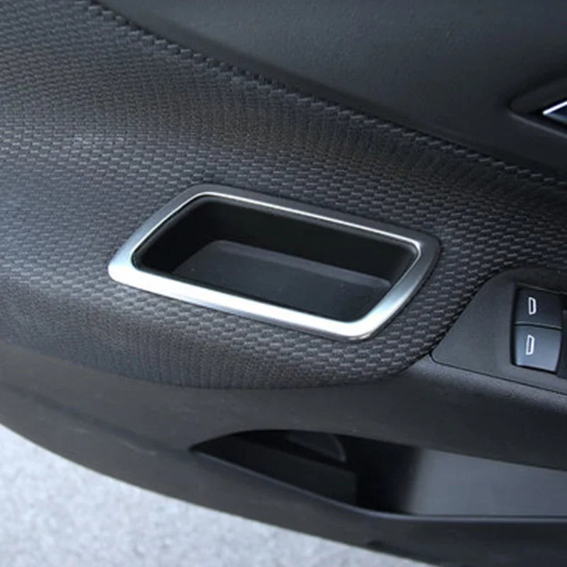 For Chevrolet Holden Equinox 2017 2018 Car accessories Car Interior Door Storage Box Decoration Frame Cover Trim