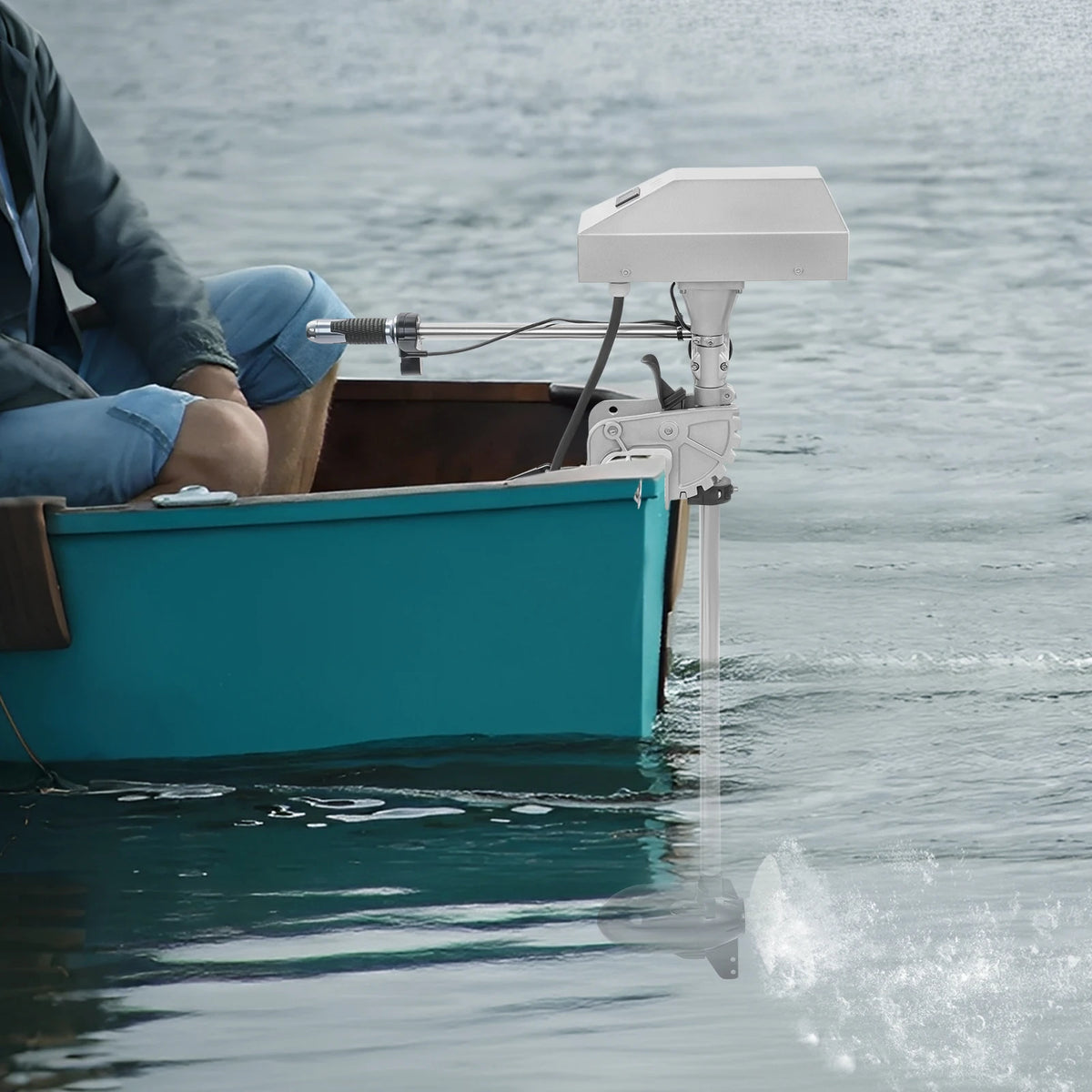 800-1500W Electric Outboard Motor for Fishing Boats and Kayaks - view 4