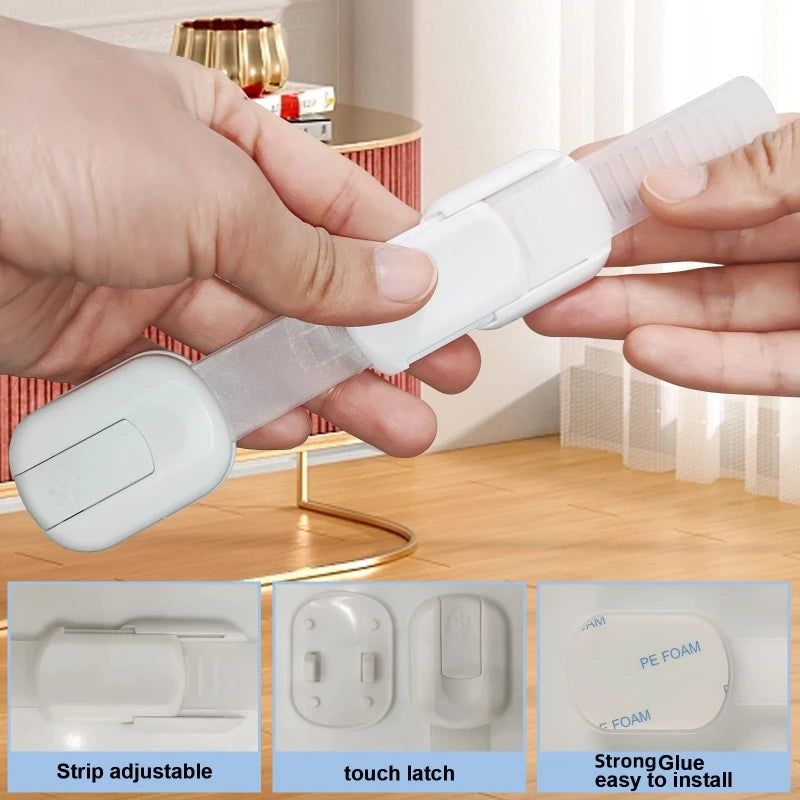 Adhesive Baby Safety Locks for Drawers & Cabinets - image 5