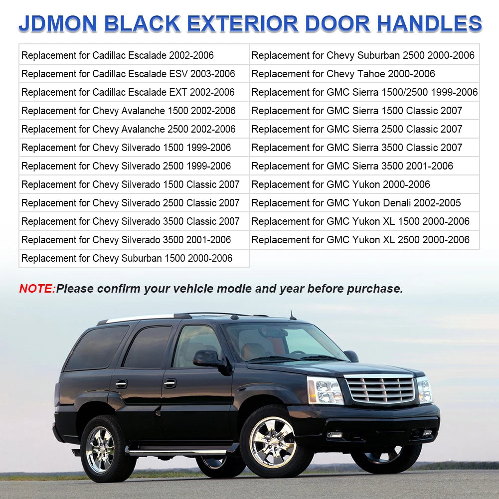 Door Handle Replacement for Chevy Silverado & GMC Sierra 1999-2006 - image 8
