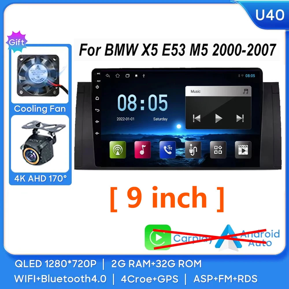 BMW 5 Series & X5 7'' Android Auto CarPlay Radio (1996-2003) - image 8