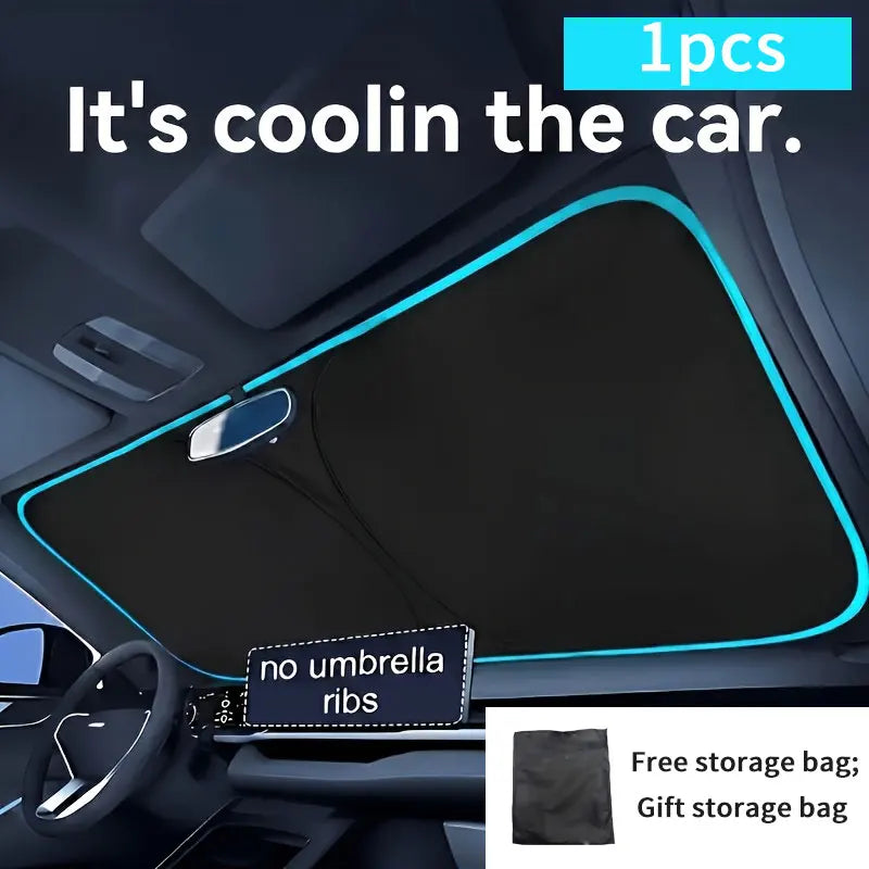 Car Front Windshield Shade to Protect Interior and Block Sun for Cars and SUVs