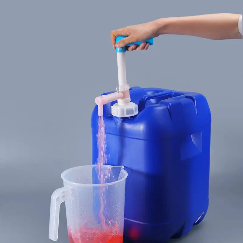 1 Piece Hand Fuel Pump Manual Liquid Transfer Pump Backflow Prevention Pump Oil Liquid Hand Transfer