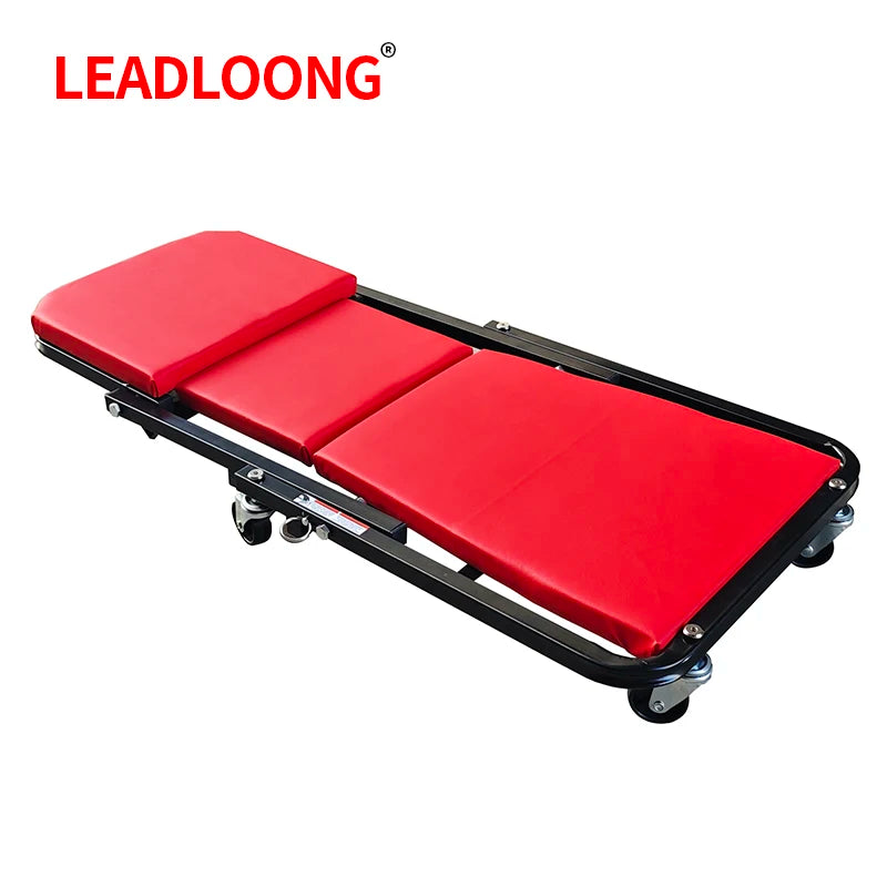 LEADLOONG Car repair bench Mechanic Creeper, Garage Gift, 36" Z Creeper Seat, 2 in 1 Mechanic Gifts, 300 lbs Capacity