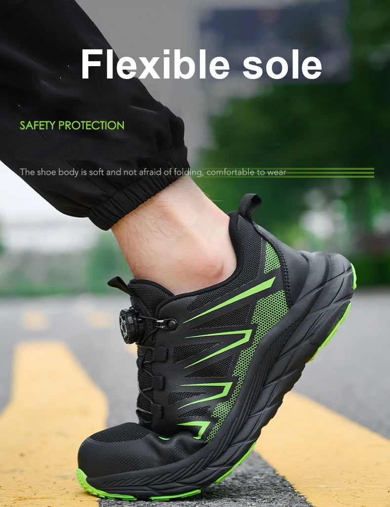 Men's Steel Toe Construction Work Boots, Anti-Smash - image 20