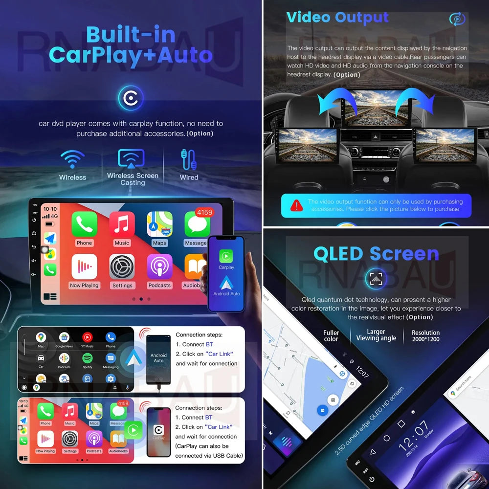 9-Inch CarPlay & Android Auto Radio for Chevy Aveo/Sonic (2011-2015) - image 4
