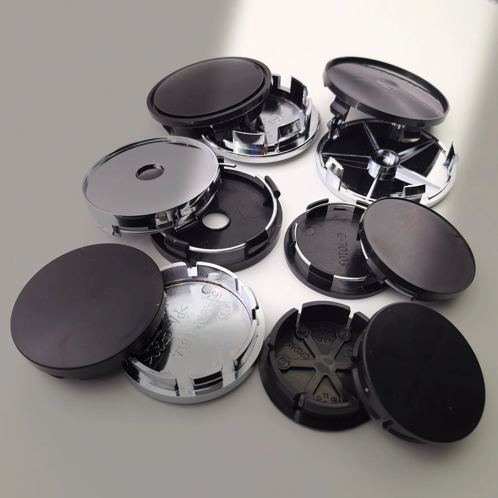 Universal ABS Wheel Center Caps 48.5-68mm (4 Pack) - image 2
