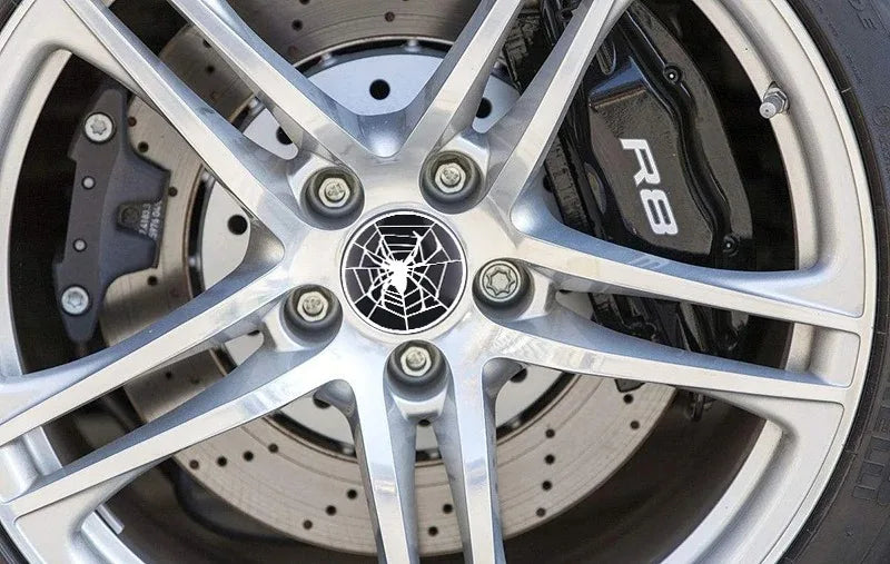 56/60mm Universal Wheel Hub Center Caps, 4-Pack - image 4