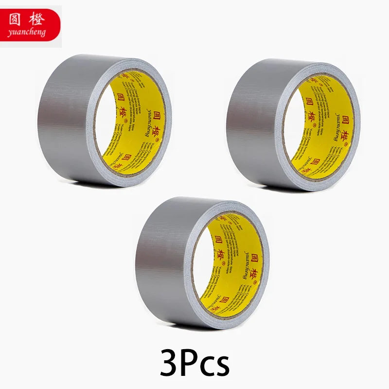 1 Roll Adhesive Fabric Duct Tape Heavy Duty Waterproof Silver Carpet Tape 10 Meter