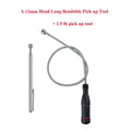 Telescoping Inspection Mirror 360° Adjustable Inspection Tool for Checking Vehicle Small Parts Magnetic Telescoping Pickup Tool