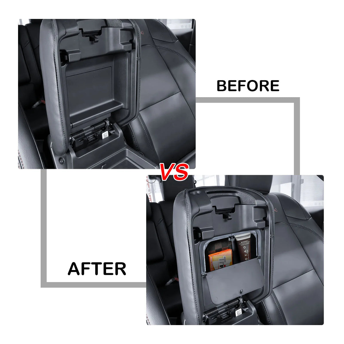 Hidden Center Console Organizer for Jeep Wrangler JL and Gladiator