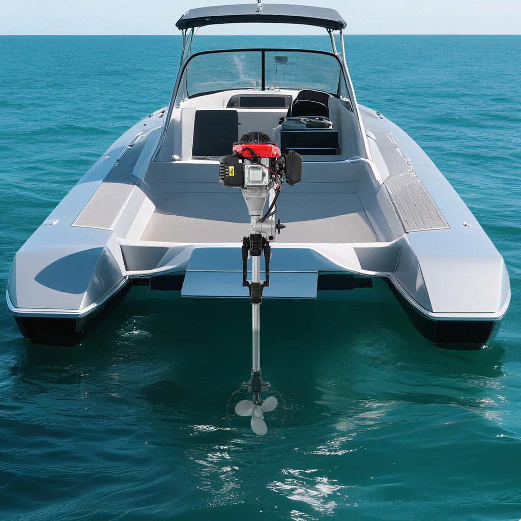 4.0HP Four-Stroke Outboard Motor with Propeller Guard