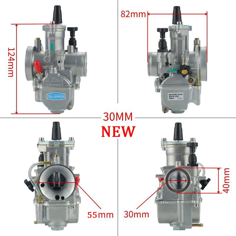 Keihin KOSO PWK Racing Carburetor 24-34mm for 2T/4T Engines - image 9