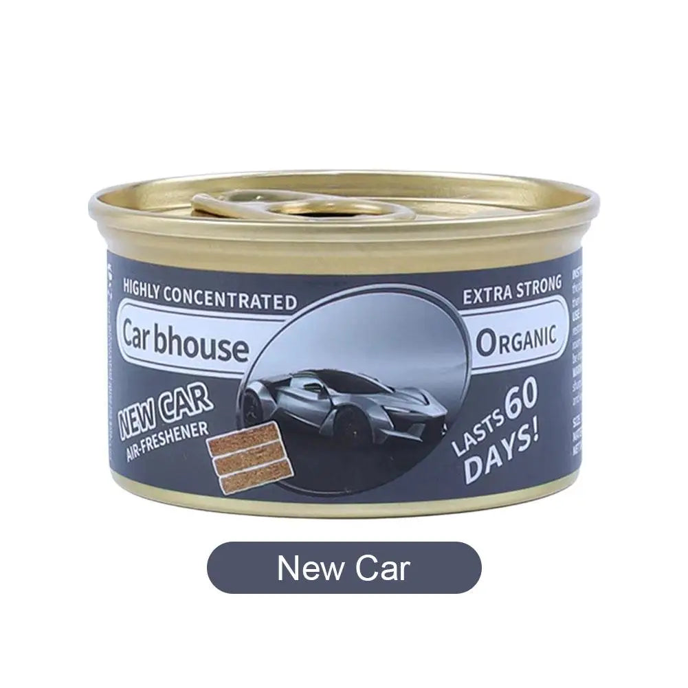 Coffee Scent Wood Block Car Air Freshener Can, Long-Lasting Deodorizer