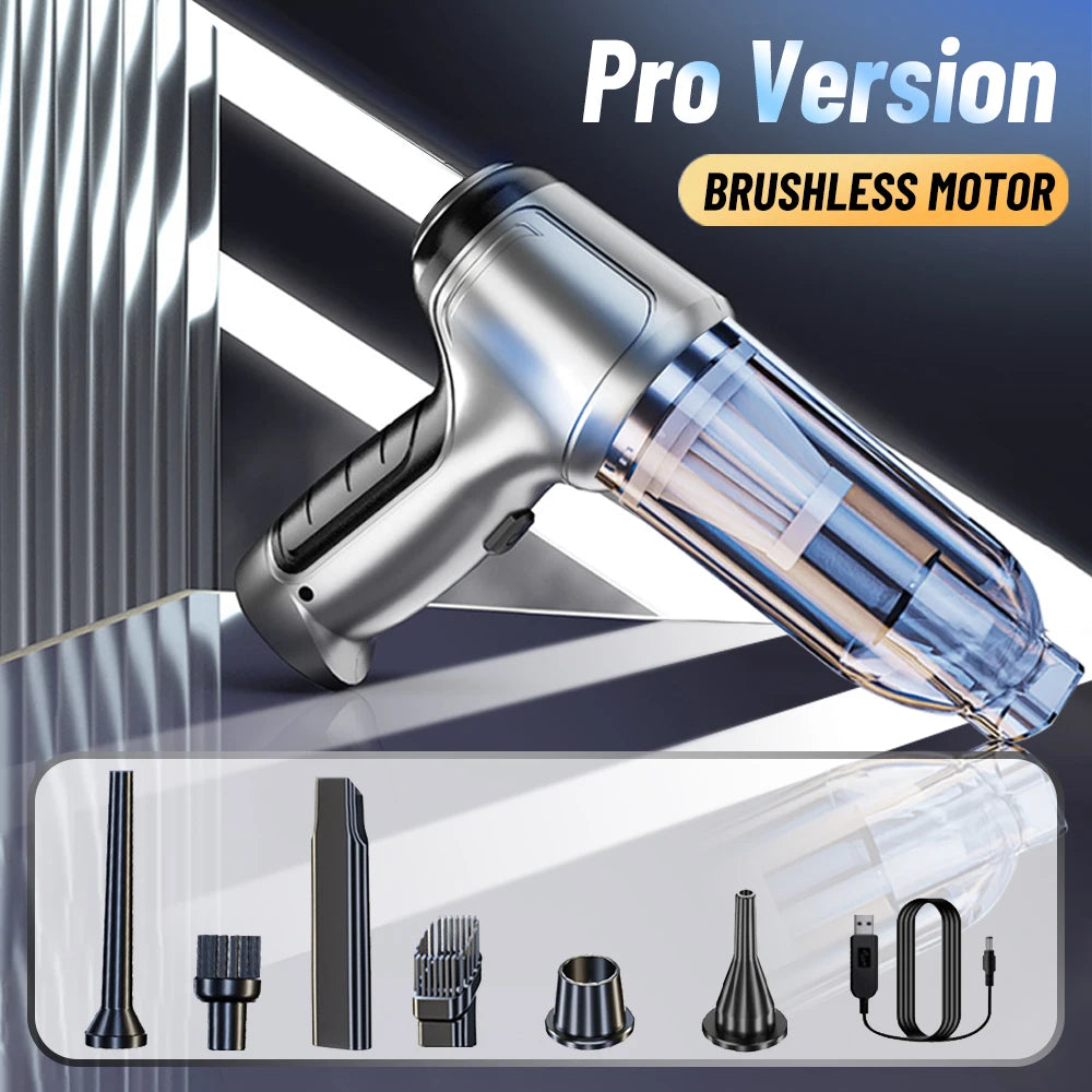 Wireless Handheld Car Vacuum Cleaner, Strong Suction for Car & Home