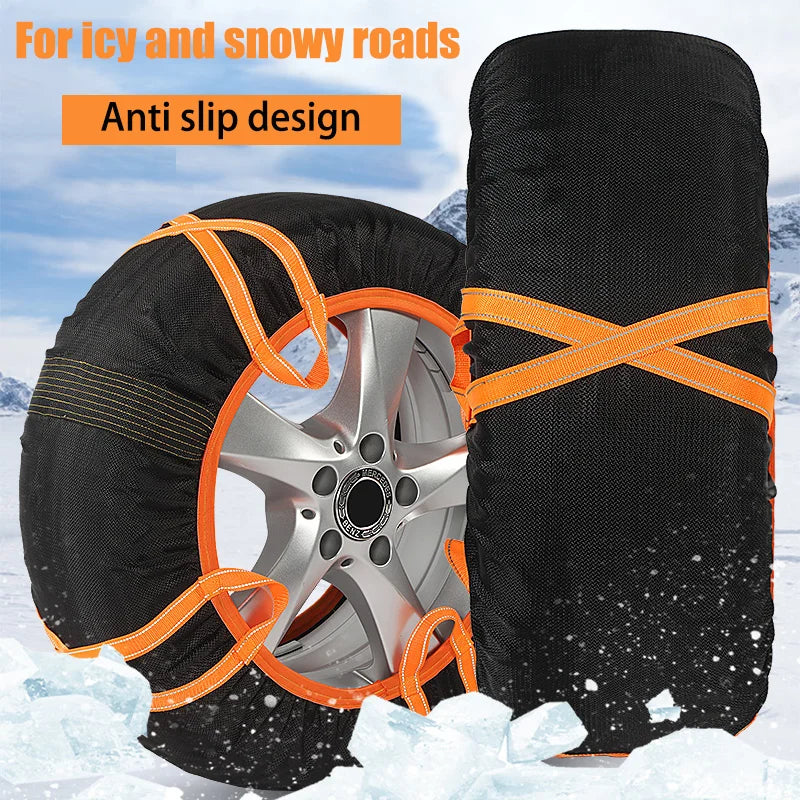 2PCS/Set Car Snow Chain for Car Tire Snow Sock Wheel Tyre Off-road Tires Winter Cars Wheel Chains SUV Winter Off Road 4x4 Vehic