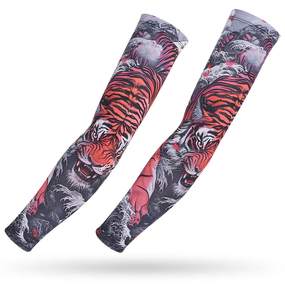 Breathable UV-Protection Tattoo Arm Sleeves - image 54