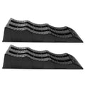 2pcs Car Ramps RV Wheel Chocks 3-Step Camper Leveling Blocks Trailer Wheel Chocks And Levelers Heavy Duty Tire Ramp